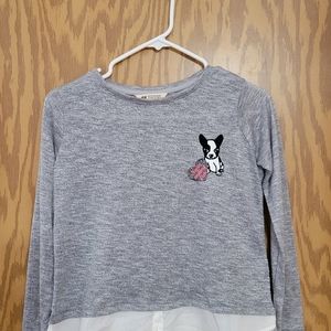 Girls H&M sweater NWOT size 6-8 years.